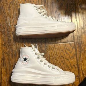 Platform Leather Converse